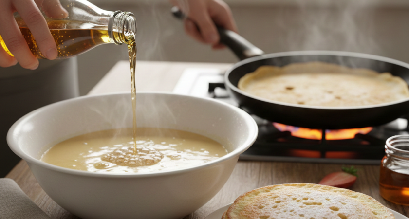 Добавляю в тесто эту жидкость и блины превращаются в кулинарное чудо: становятся ажурными и воздушными