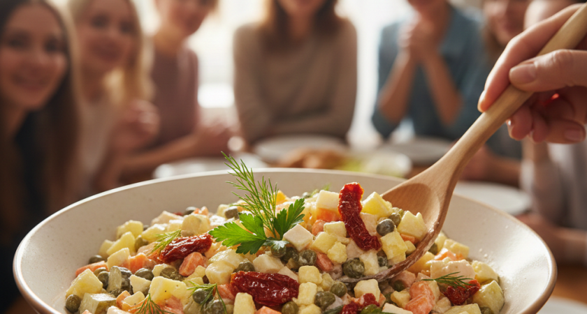 Вместо горошка добавляю в оливье этот ингредиент: вкус получается в разы ярче - подруги всегда спрашивают секрет