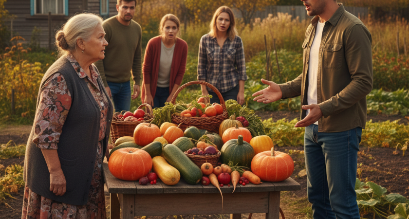 Зять отказался помогать на даче, а осенью приехал за урожаем. Мой ответ удивил всю родню