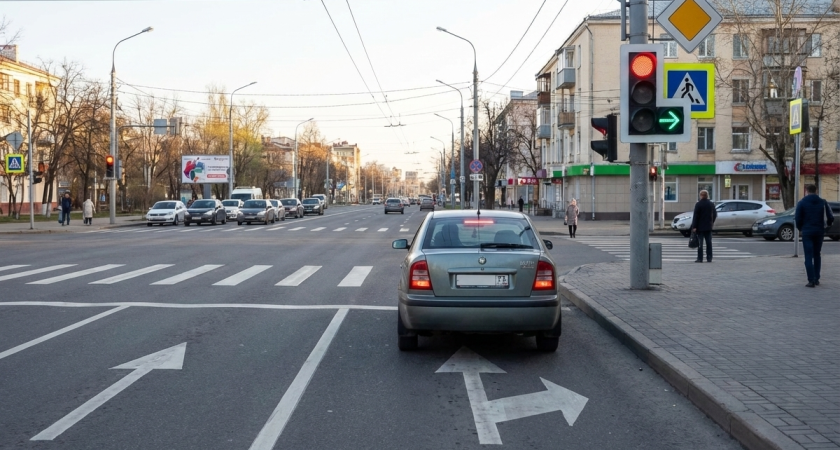 Как быть в ситуации, когда встал в правую полосу под стрелку, а ехать нужно прямо? Что говорят в ПДД