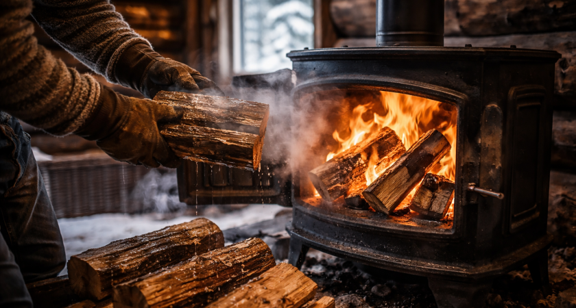 Почему северяне используют мокрые дрова вместо сухих? 98% людей не догадываются