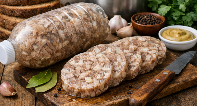 Химозную колбасу в магазине обхожу за версту: кладу отварное мясо в бутылку - утром на завтрак получаю нежнейший зельц