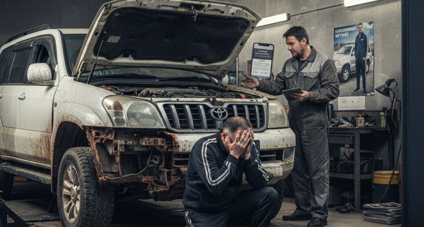 Сосед в гараже купил «Крузак» за дёшево — разочаровался, когда узнал, что с ним было раньше: такого никто не ждал