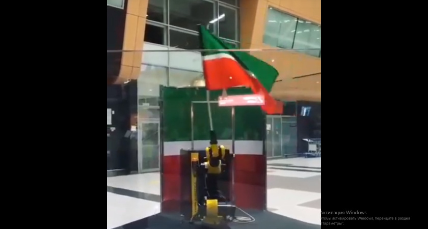 Монофункциональный робот в аэропорту Татарстана