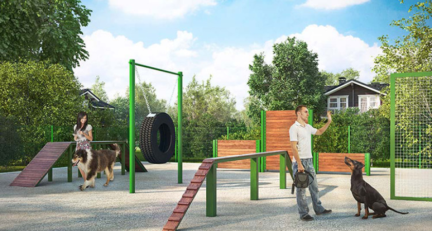 Новые площадки для выгула собак