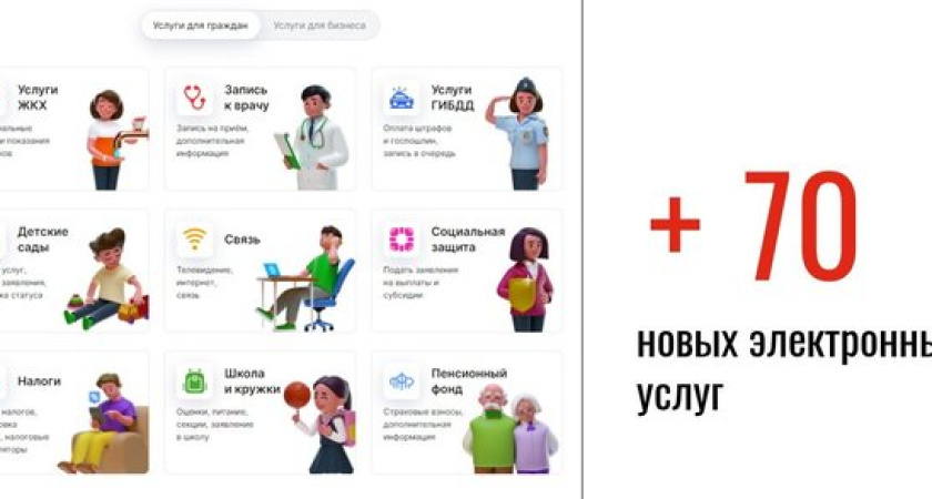 Татарстанцам доступны 70 новых муниципальных и госуслуг в электронном виде
