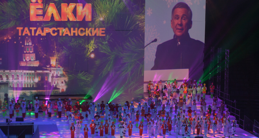 На новогоднюю елку президента выехали свыше 300 челнинцев