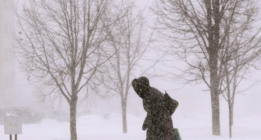 Ухудшение погоды, снег, метель и сильный ветер