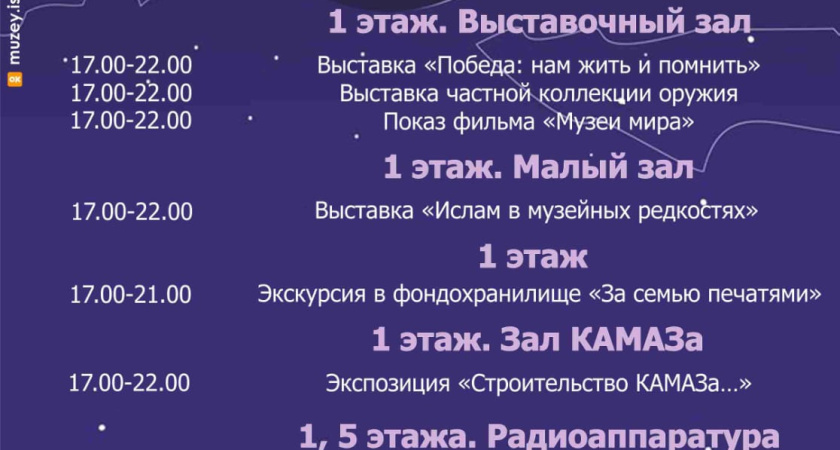 Челнинцев ждет «Ночь в музее»