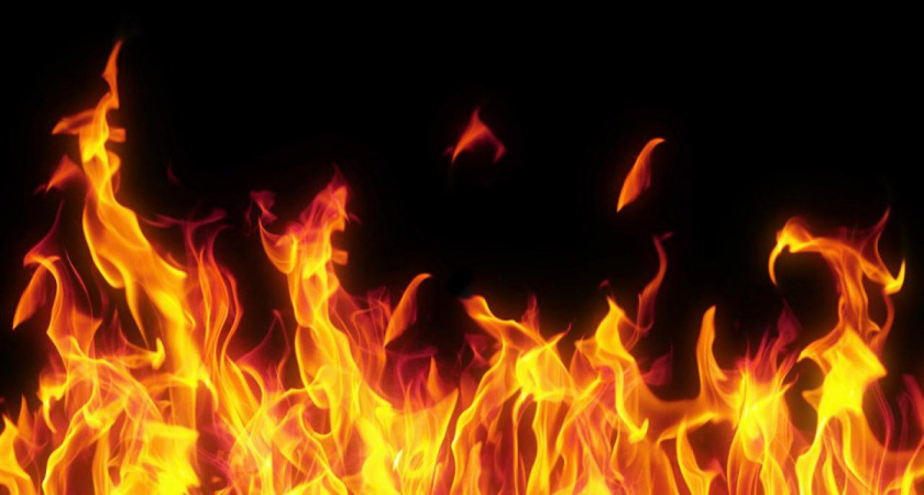 В Белоусе дотла сгорела баня