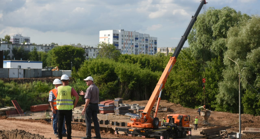 Реконструкция автомобильной дороги по улице Гостева выполнена почти на 70%