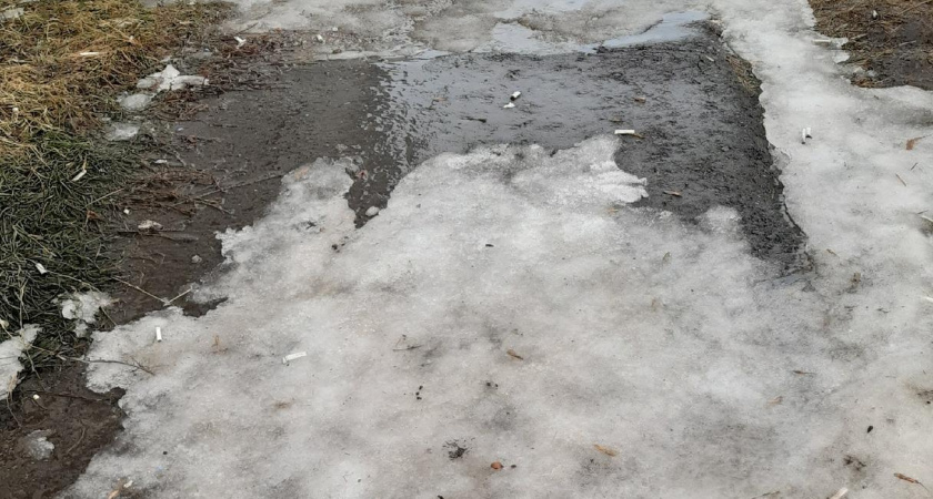 Дороги Челнов: скользим по старому снегу