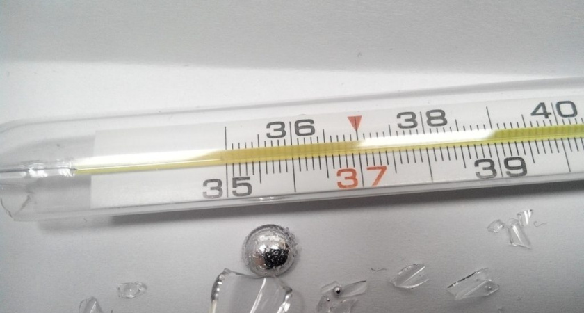 Разбился ртутный градусник. Что делать?