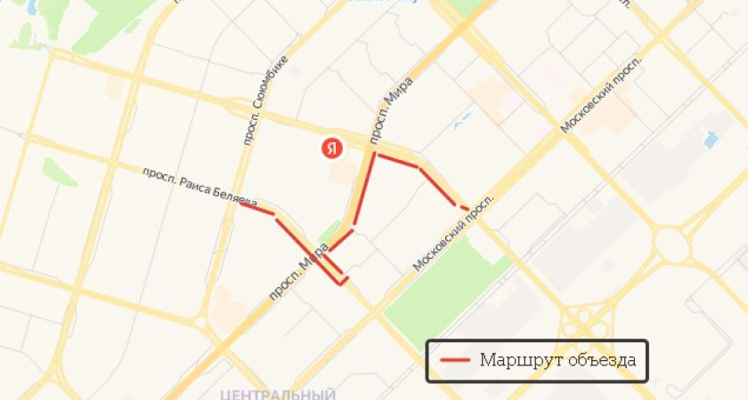 Завтра и в выходные в Челнах перекроют дороги