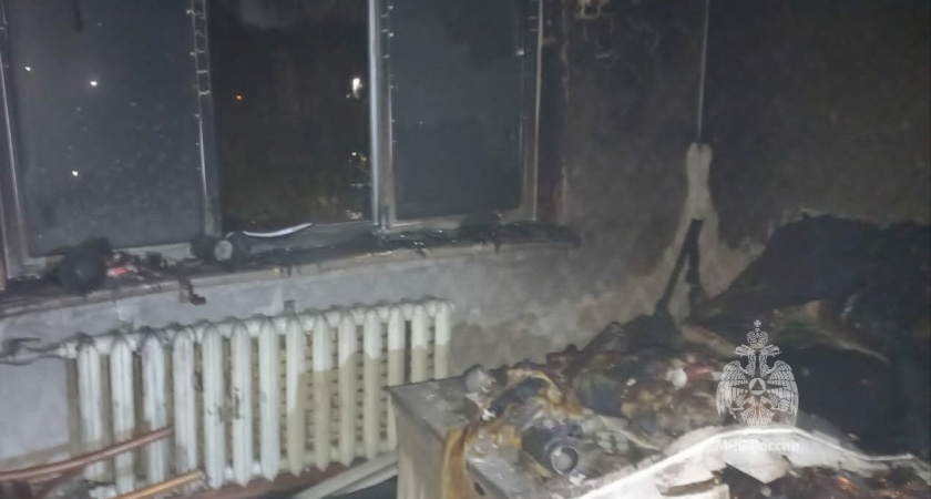 Ночью на пожаре спасли пострадавшего челнинца