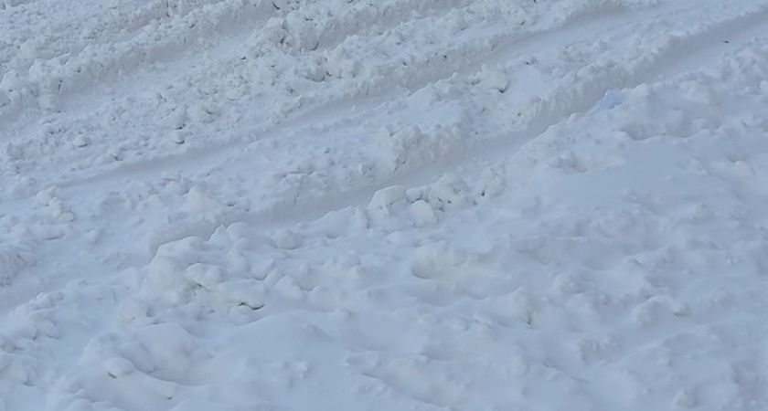 Дворы пос. Замелекесье утопают в снегу