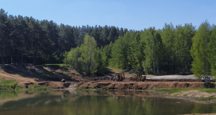 Исполком Челнов: на озере в Прибрежном установят пирсы