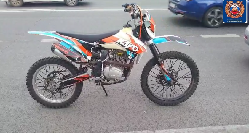 В Челнах задержали подростка на питбайке – езда по дорогам на нем запрещена