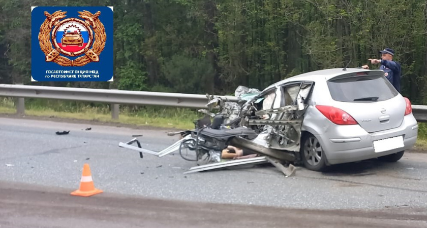 В Татарстане перекрыли трассу М-5 из-за серьезной аварии – погибли три человека