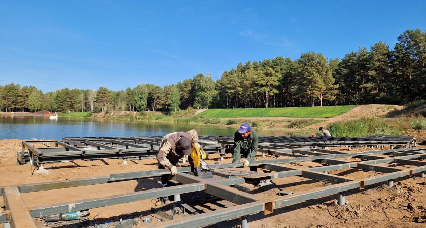 Утки и пирсы: как меняется территория у озера в парке Прибрежном в Челнах (фото)