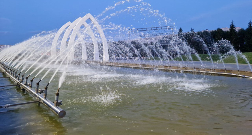 В Челнах начали отключать фонтаны