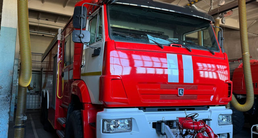 Аэропорт «Бегишево» получил новую аэродромную пожарную машину