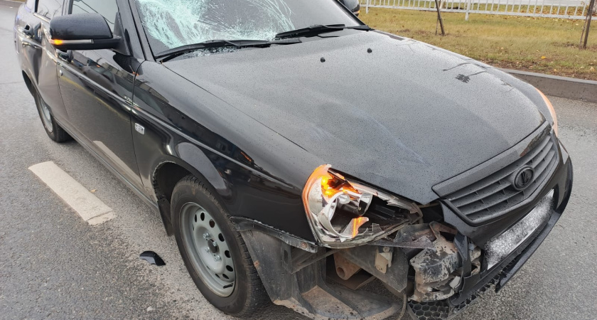 На переходе в Челнах сбили женщину – от удара ее отбросило на несколько метров