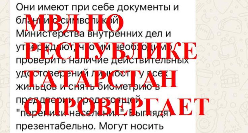 В МВД по РТ опровергли информацию о мошенниках, которые под видом полицейских ходят по квартирам