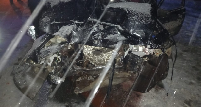 На трассе под Нижнекамском столкнулись две LADA – пострадали два человека