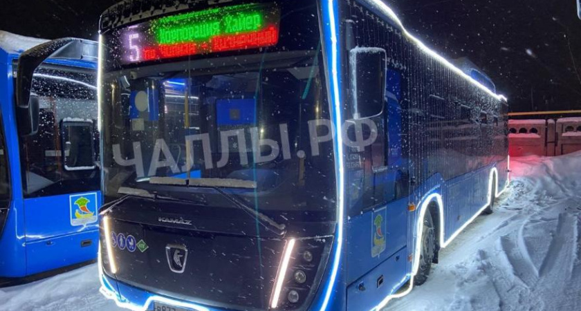 По Челнам начнут курсировать новогодние автобусы (фото)
