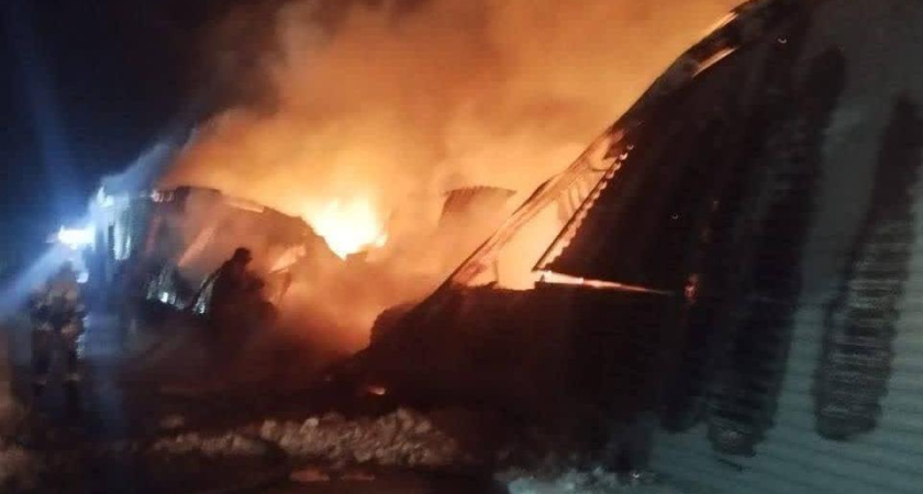В бараке на ферме в Елабужском районе произошел пожар – погибли 6 человек