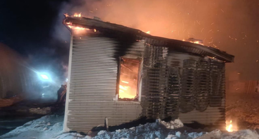 Рабочих, выживших при пожаре на ферме под Елабугой, переселяют в общежитие