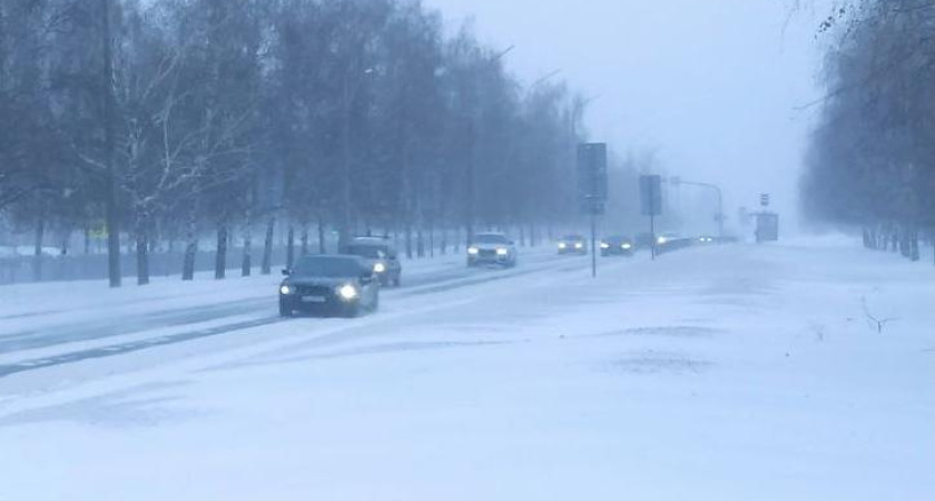 В Татарстане для грузовиков и автобусов закрыли М-5 