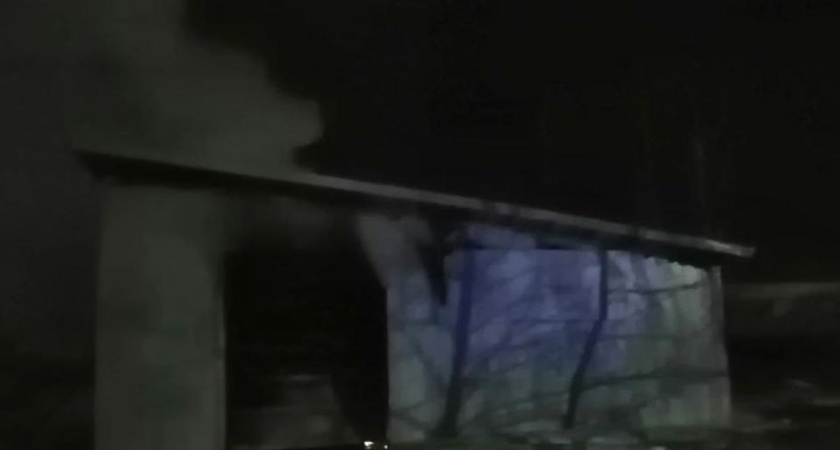 В деревне под Челнами произошел пожар