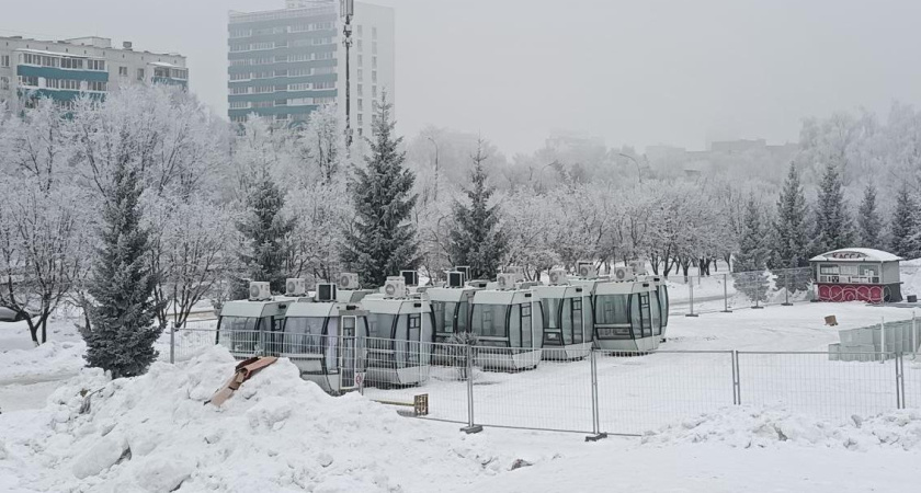 Колесо обозрения в парке Победы Челнов закрыли на ремонт (фото)
