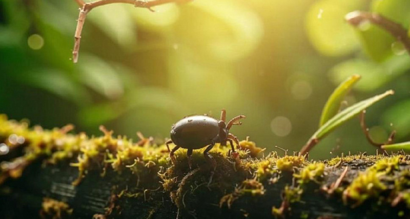 Из-за теплой зимы раньше обычного начали просыпаться клещи