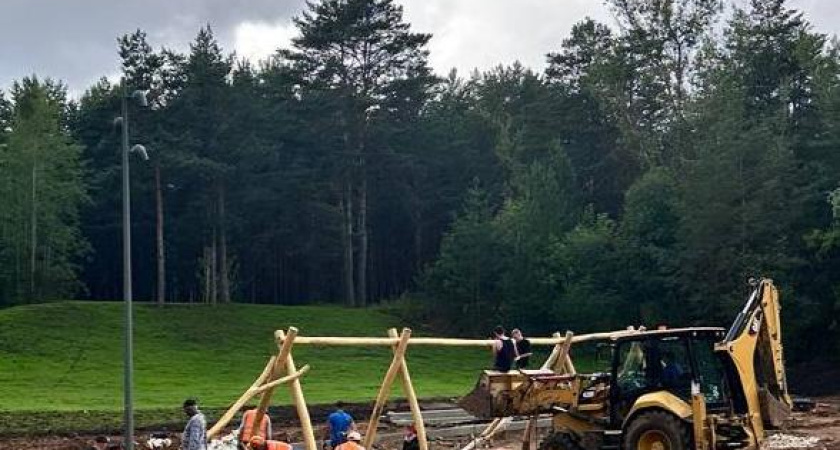 В Прибрежном установят качели c видом на озеро