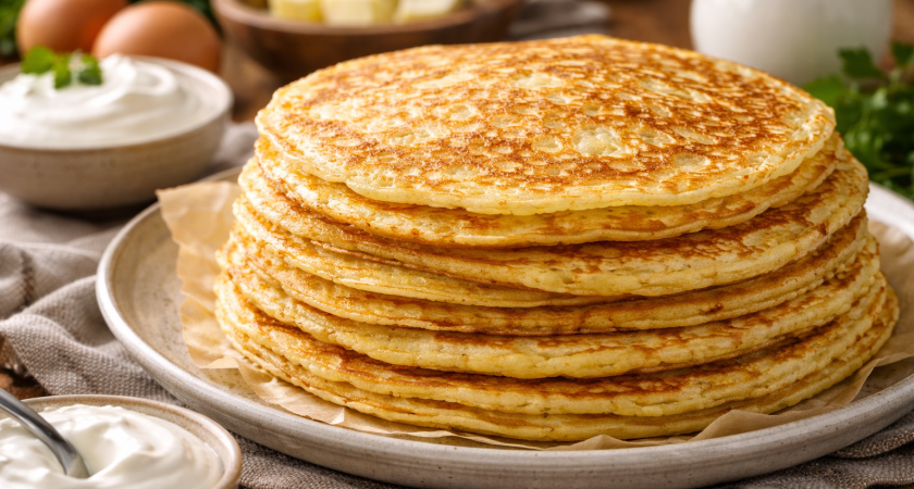 В тесто для блинов добавила всего один ингредиент — и блины получились с таким вкусом, что едим их без всякой начинки