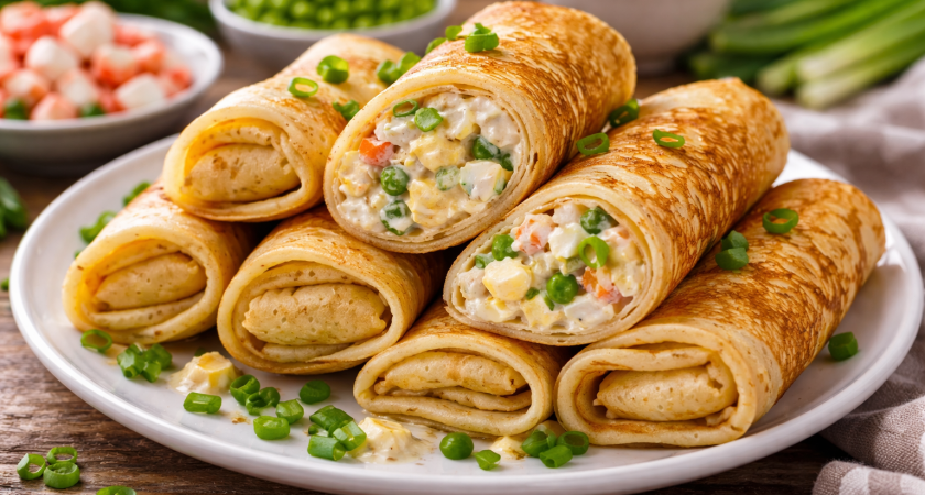 Забыла про мясо и творог: блины с этой начинкой домашние мигом сметают со стола