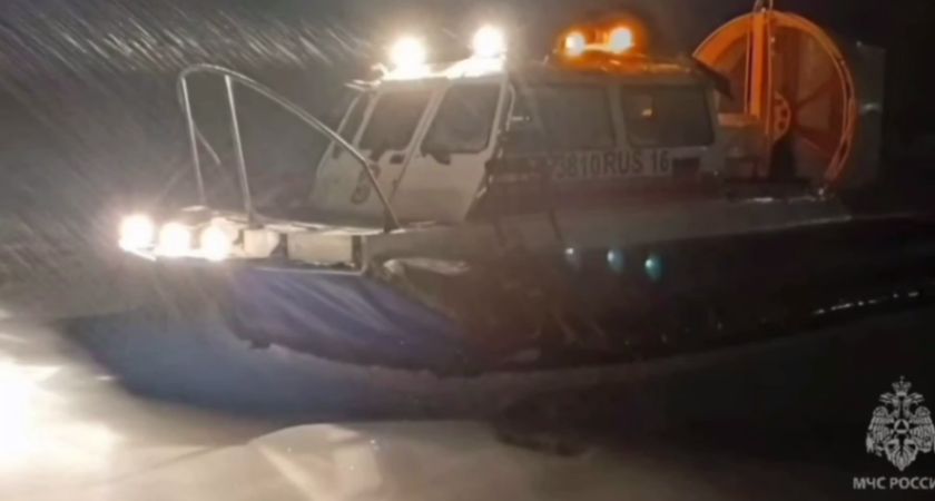 Спасатели Татарстана ночью разыскивали заблудившегося рыбака