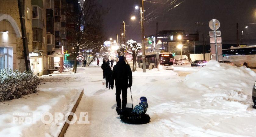 Лютый мороз и гололед сохранятся в Челнах 27 января
