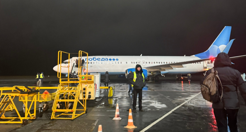 Из-за снегопадов два рейса «Победы» из Бегишево не состоялись