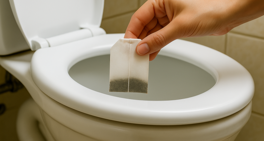 Уходя из дома, бросаю чайный пакетик в унитаз — простой трюк, который подсказала горничная