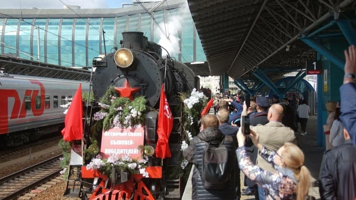 «Паровоз Победы» посетит станцию в Челнах 28 апреля